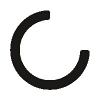 Black loading gif icon